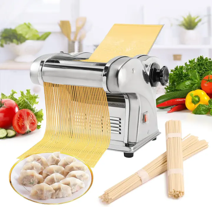 WICHEMI 3‑in‑1 Electric Pasta Maker Machine — 135W Stainless Steel